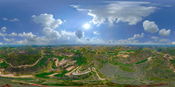 【奮進新征程 建功新時代】環縣西溝：山川牧草盛（VR）