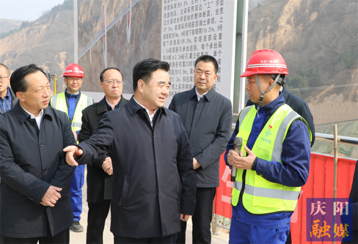 黃澤元在調研重大項目建設時強調 聚力項目“主引擎”夯實“硬支撐” 干出項目“加速度”確保“開門紅”