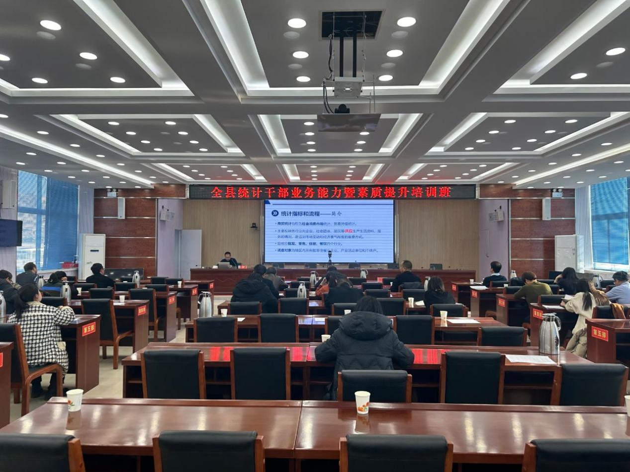 環縣召開全縣統計干部業務能力暨素質提升培訓會