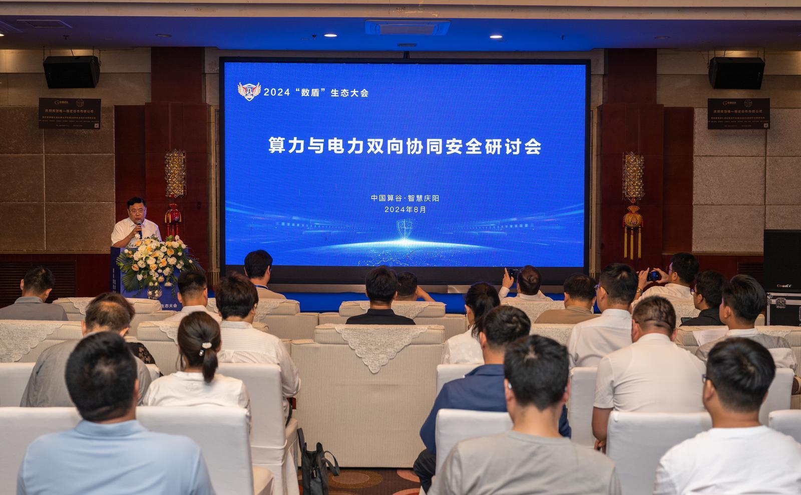 【東數西算】2024“數盾”生態大會算力與電力雙向協同安全研討會舉行
