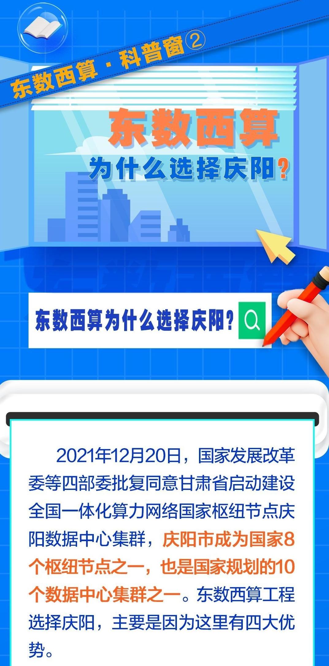 東數(shù)西算·科普窗②｜東數(shù)西算為什么選擇慶陽？