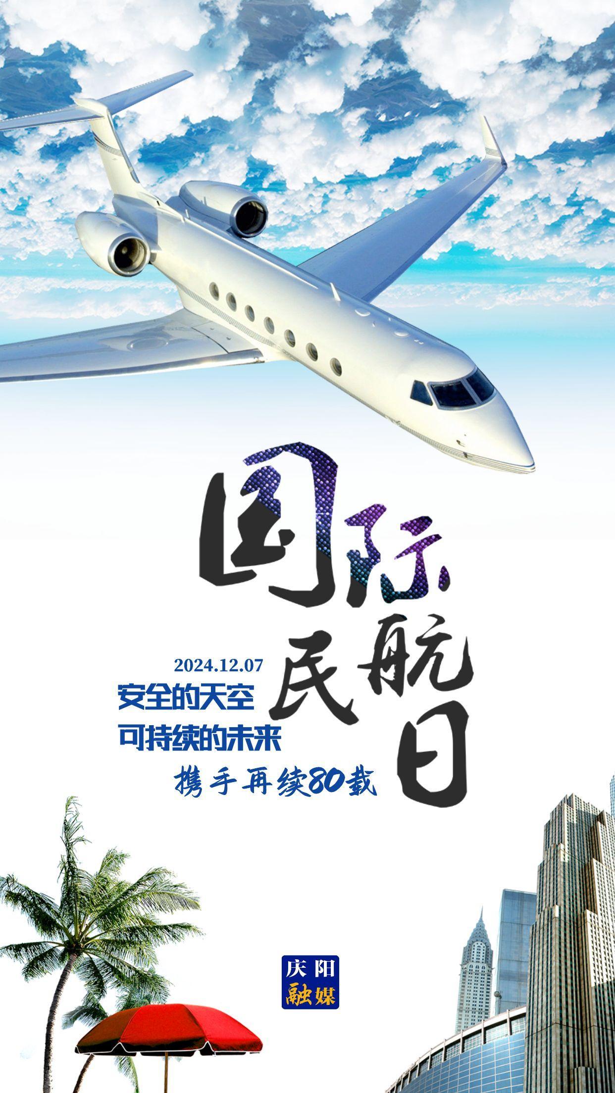 【微海報】國際民航日 | 安全的天空 可持續的未來