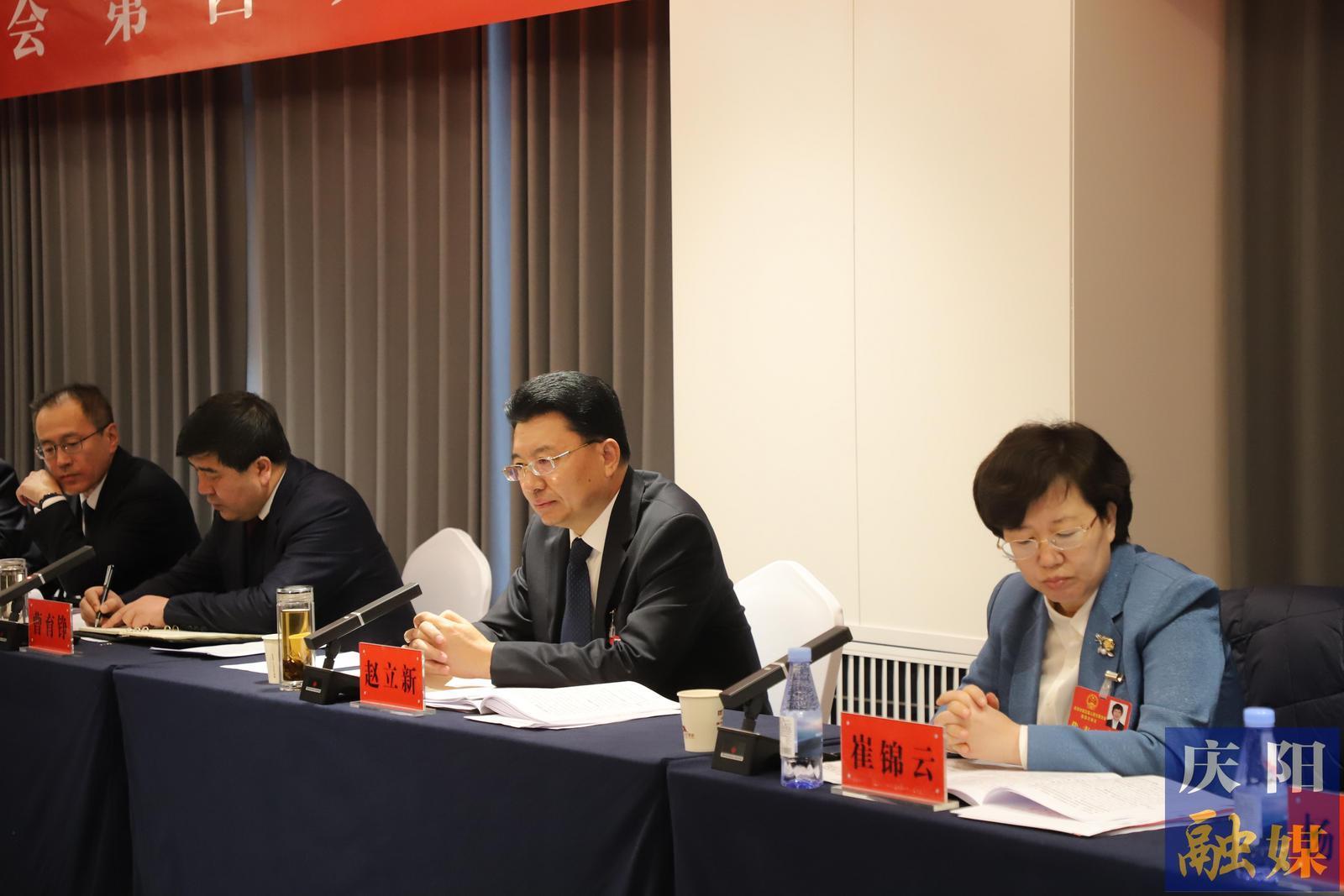 趙立新在參加環縣代表團審議時強調 真抓實干 拼搏爭先 努力在推進中國式現代化慶陽實踐中挺膺擔當