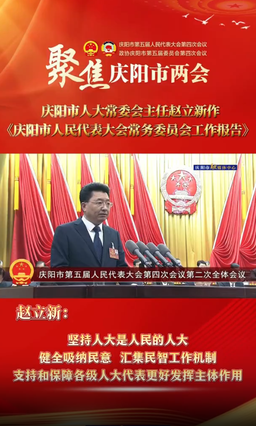 兩會V視(31)丨趙立新：堅持人大是人民的人大，健全吸納民意、匯集民智工作機制，支持和保障各級人大代表更好發揮主體作用